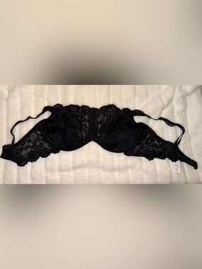 Wonderbra Black Lace Underwire Bra 36D